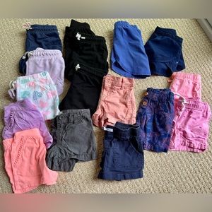 6/6x girls shorts (lot of 15 pairs)